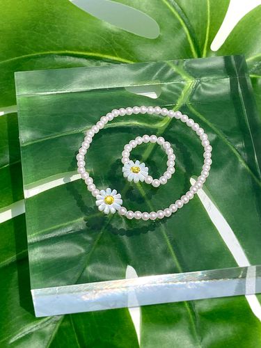 Daisy Flower Beads Bracelet - ANNAFLAIR1986 - Modalova