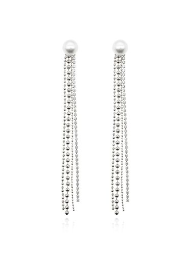 Big Pearl Line Drop Earrings - ANNAFLAIR1986 - Modalova