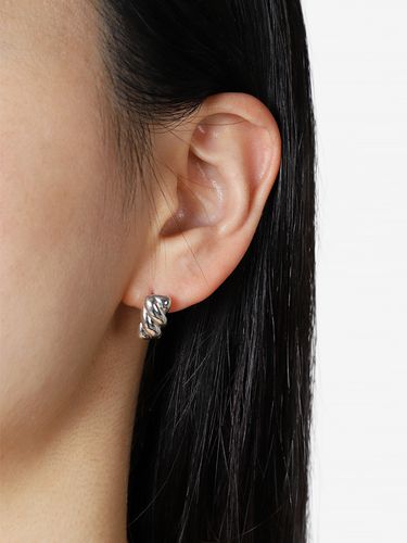 Flow Earring _ Silver - AEKKI - Modalova