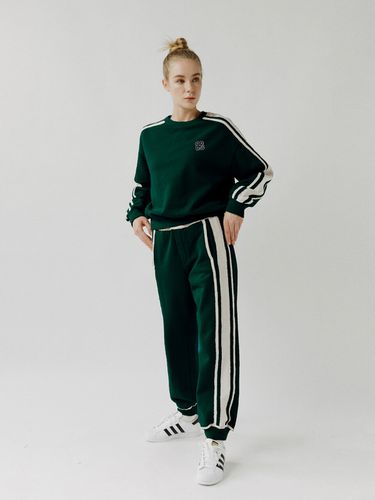 Side Line Sweatpants Green - OUT OF TRUNK - Modalova