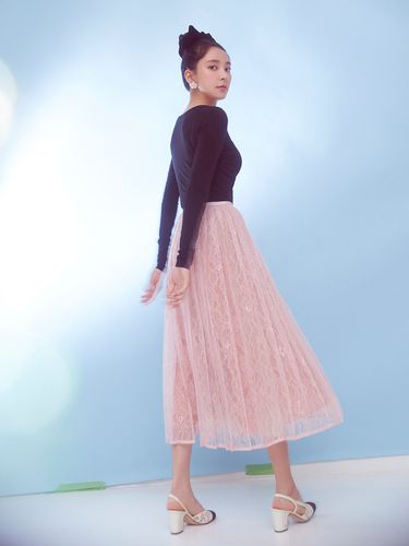 H Attitude] No.9 Skirt - Pink - HANAVO - Modalova