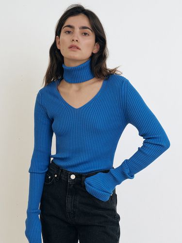 Cotton Slim Knit_Blue - MAISONMARAIS - Modalova