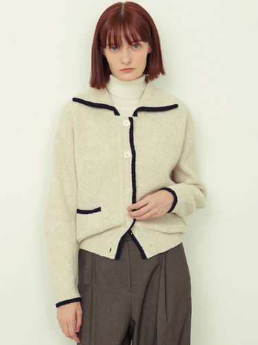 Sailor Merino Wool Knit Jacket_4 Colors - OSTKAKA - Modalova