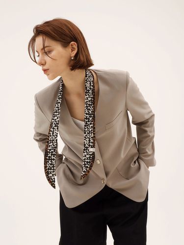 Modern Leopard Twilly Scarf - ONSZ - Modalova