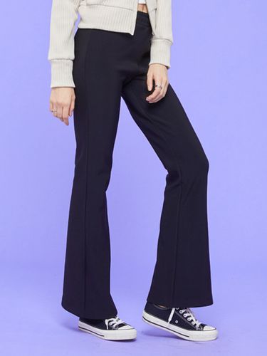 Long Slim Banding Wide Pants - KOLEAT - Modalova