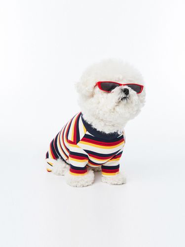 Striped All-In-One Top For Pets - KINIKINI - Modalova