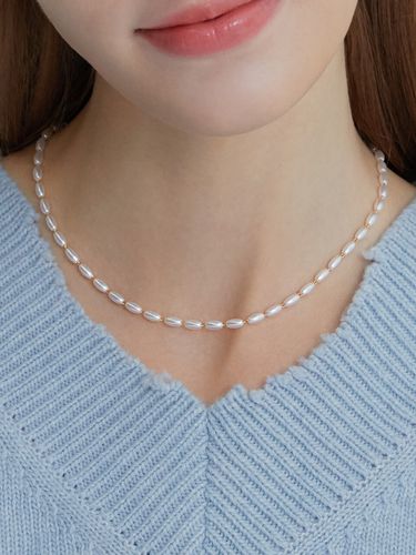 Rice Pearl Necklace - ANNAFLAIR1986 - Modalova