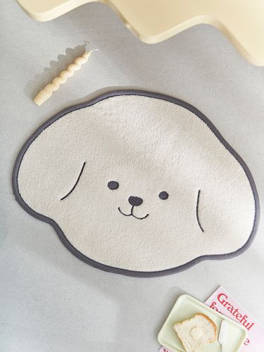 Cute Bichon Water Absorbing Foot Mat - DECOVIEW - Modalova