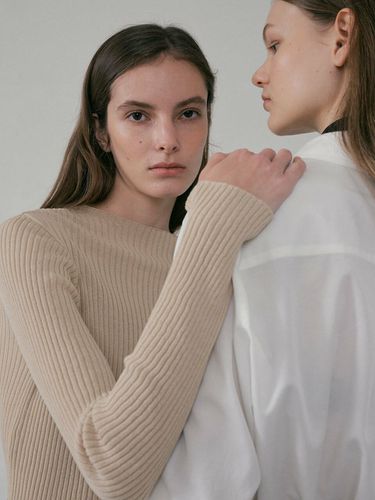 High Necked Ribbed Collar () - octette - Modalova