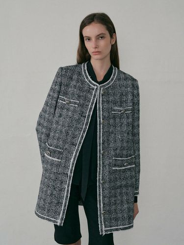 Modern Boucle Half Jacket (Black) - octette - Modalova