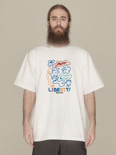 Liberty Short-Sleeve T-Shirt White - RADINEO - Modalova