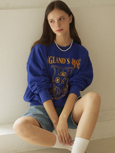 Rose Emblem Embroidery Sweatshirt () - NONLOCAL - Modalova