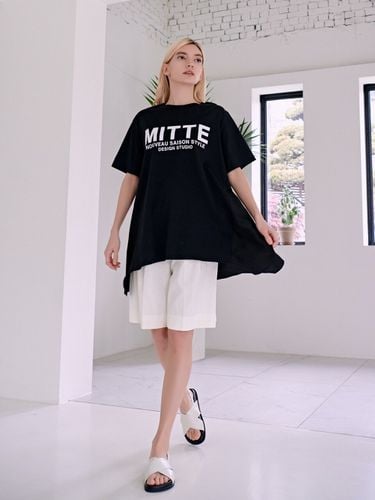 Signature Logo Block T-shirts_Black - MITTE - Modalova