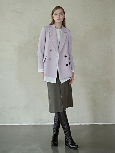 Double Detachable Jacket_Lavender - MITTE - Modalova