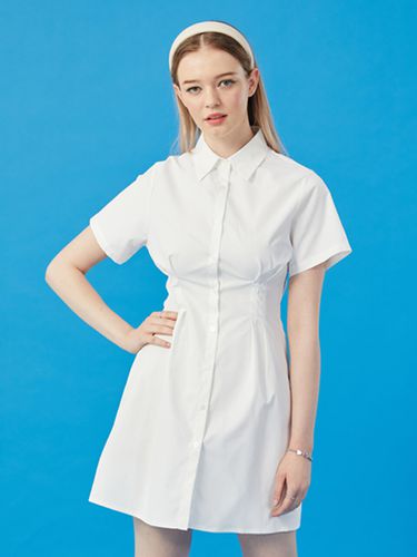 Slim Basic Short Sleeve Mini Dress - KOLEAT - Modalova