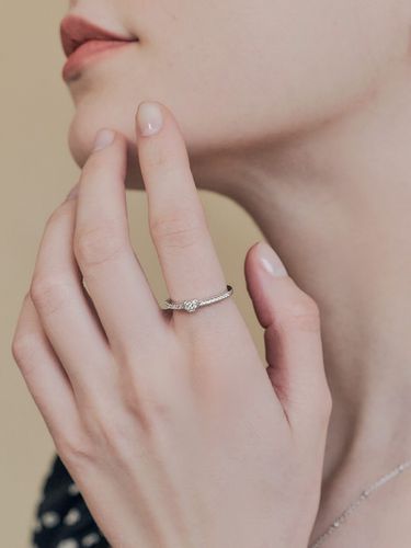 Grace cubic heart ring - ENGBROX - Modalova