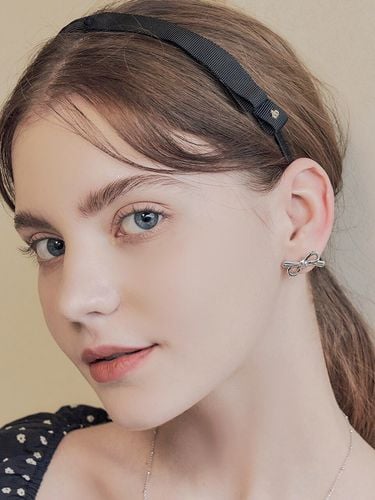 Ellie ribbon hairband_black - ENGBROX - Modalova