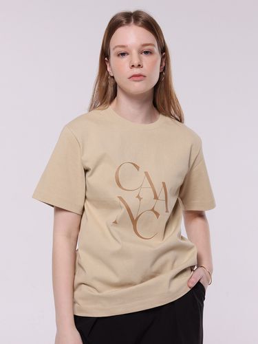 Logoplay T-shirt_Beige - CAANC - Modalova