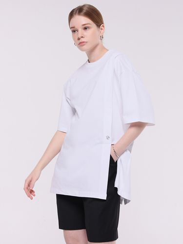 Side Slit T-shirt_White - CAANC - Modalova