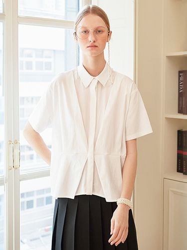 Minimal Inverted Collar Shirts - VITALSIGN - Modalova