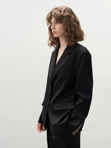 Hotfix Sleeve Single Jacket_Black - AVA MOLLI - Modalova