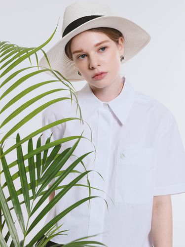 Cropped Shirt_White - CAANC - Modalova