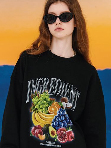 DTP Fruits Bloom Sweatshirt [Black] - CPGN - Modalova