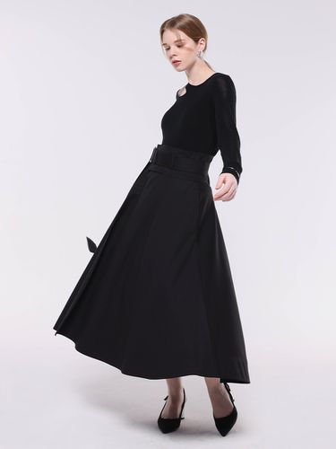 A-line Wrap Skirt_Black - CAANC - Modalova