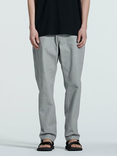 Grey Tone Cropped Tapered Fit Denim Pants - FIELD WORKER - Modalova