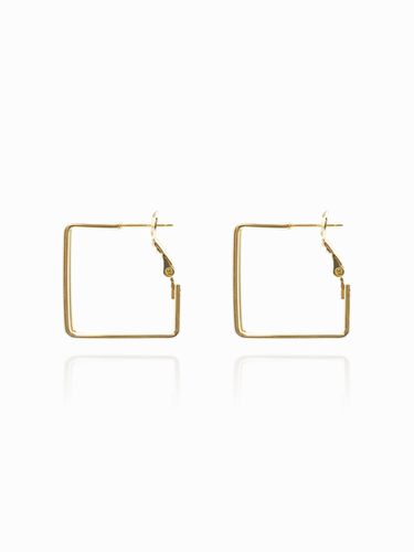 Line Square Earrings - ANNAFLAIR1986 - Modalova