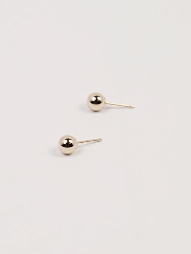 K Gold Ball 5MM Earring_2 Colors - Less is more - Modalova