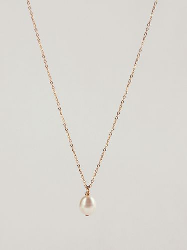 Drop Pearl 14K Gold-filled Necklace - Less is more - Modalova