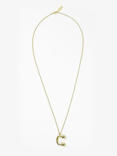 Signature Long Necklace_Gold - Invisible collage - Modalova