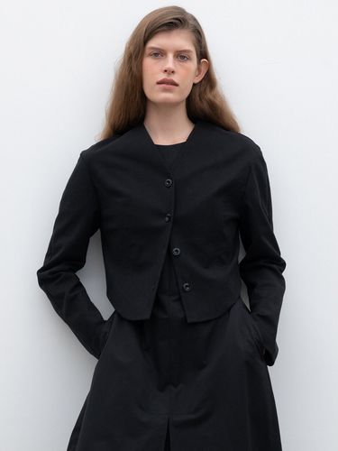 Volume Cotton Shirt_Black - RRACE - Modalova