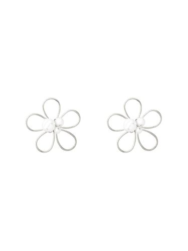 Pearl Flower Earrings - ANNAFLAIR1986 - Modalova