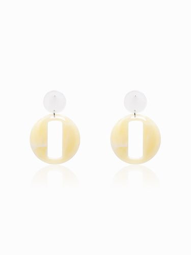 Double Circle Drop Earrings - ANNAFLAIR1986 - Modalova