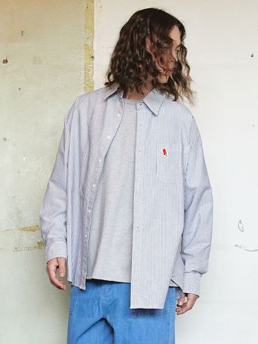 Parrot Wappen Stripe Oxford Shirt - UNION BALANT - Modalova