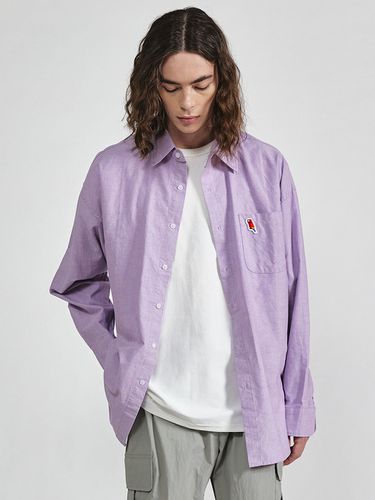 Parrot Wappen Oxford Shirt Purple - UNION BALANT - Modalova