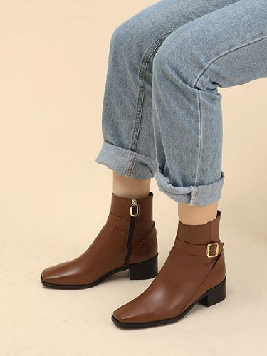 Tanya Square Ankle Boots - (AM221525) - amellie - Modalova