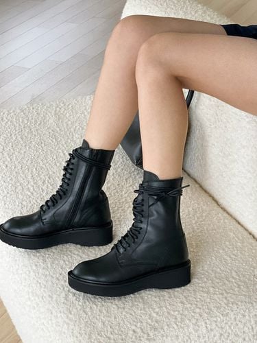 Lace-Up Platform Boots - IN THE STAR - Modalova