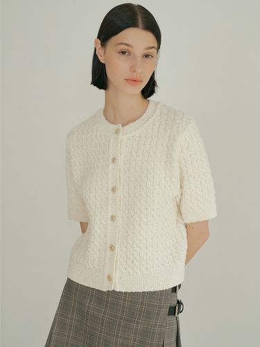 V. Bubble Knit Cardigan - VERBE - Modalova