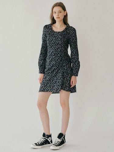 FAL Shirring Flower Pattern Mini Dress () - REORG - Modalova