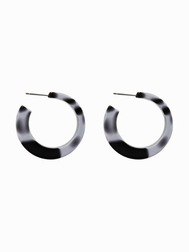 Black Circle Earrings - ANNAFLAIR1986 - Modalova