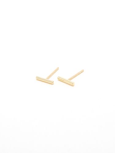 K Rounding Stick Bar Earrings #ES34 - LUNNE - Modalova