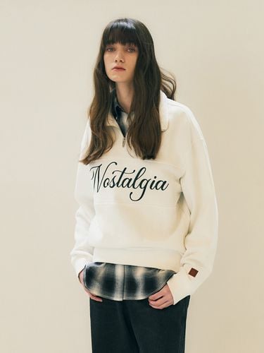 Nostalgia Zip-Up Top - White - MAISONMARAIS - Modalova