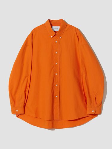 Poplin Button Shirt (Orange) - V2 - Modalova