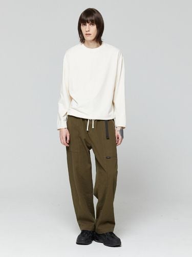 Cotton Blend Wide Pants () - V2 - Modalova