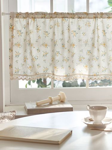 Cottage Yellow_Kitchen Balance Curtain - DECOVIEW - Modalova