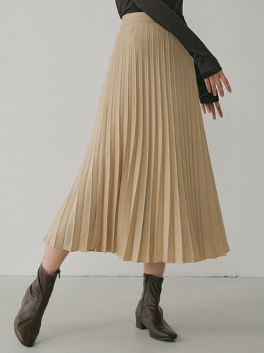 FAL Pleats Long Skirt (Gold) - REORG - Modalova