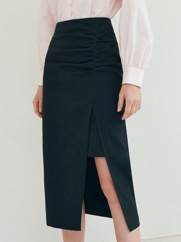 Slit Midi Skirt _ Black - ARTID - Modalova